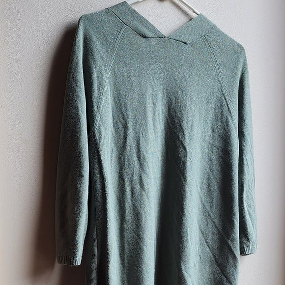 Talbots Celadon Green Open Cardigan Size Petite Medium - Picture 8 of 11